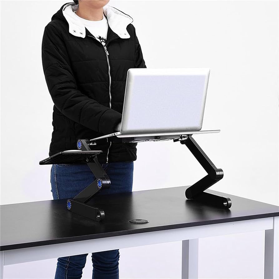 Mesa Plegable Portátil Para Notebook 2 Ventiladores