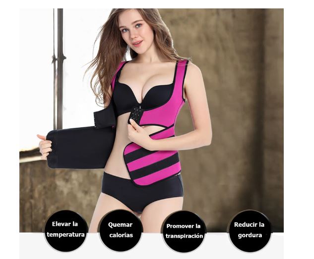 Faja Corset Reductor Ajustable de Compresión para Mujer