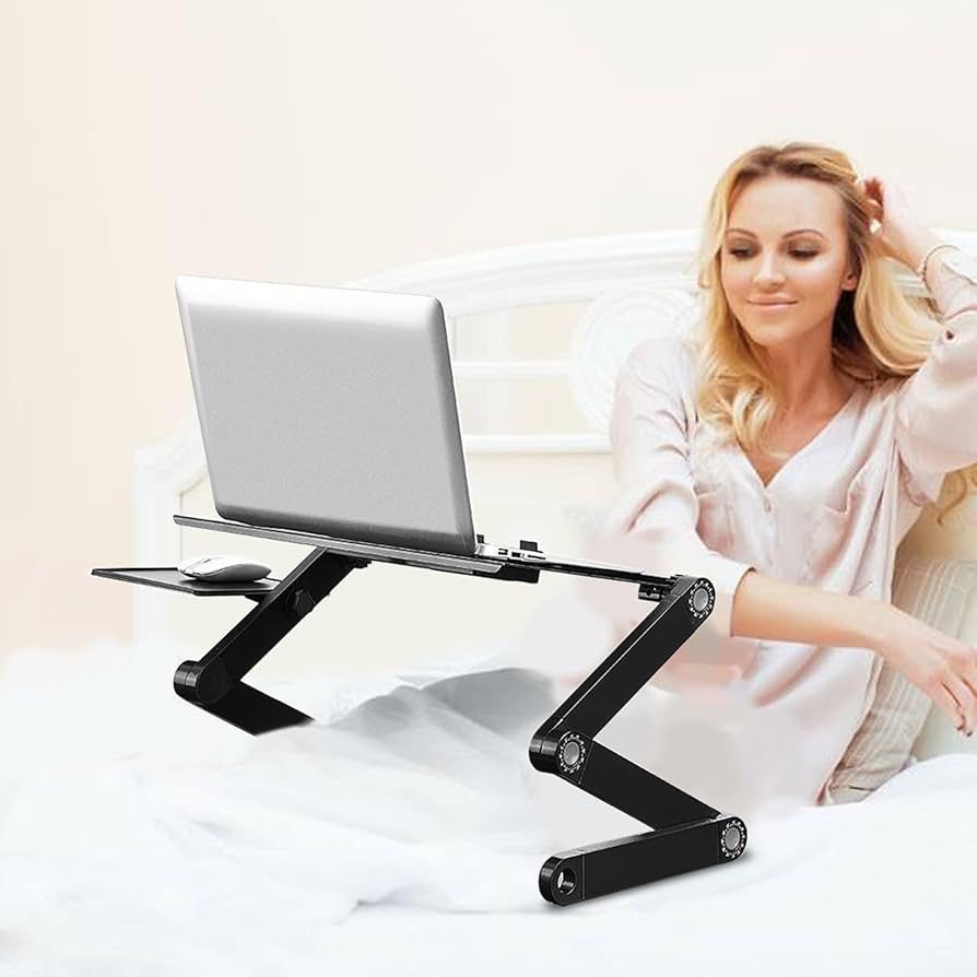 Mesa Plegable Portátil Para Notebook 2 Ventiladores